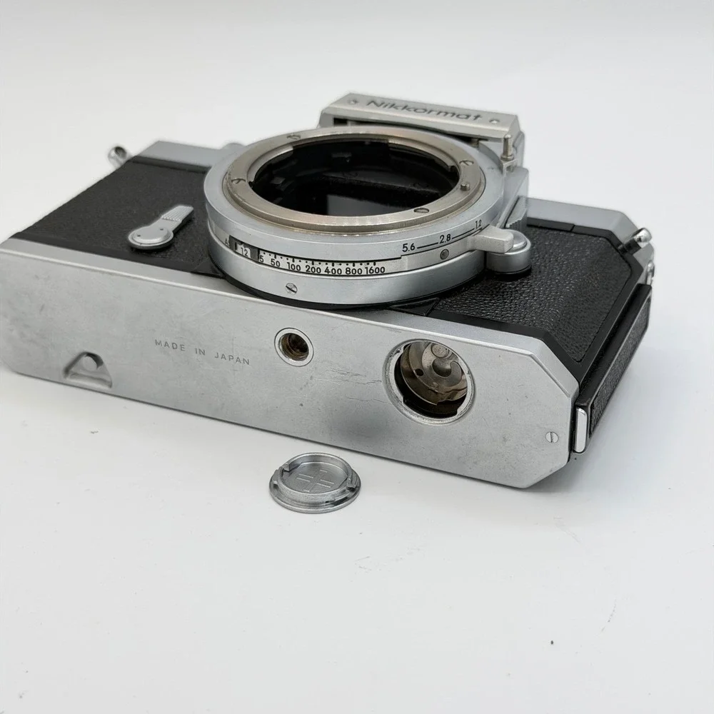 Nikon Nikkormat FTN 35mm SLR Film Camera Body Silver Made in Japan FTN 3678843